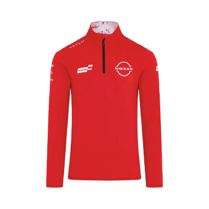 Nissan Racing Team 1/4 Zip - Red