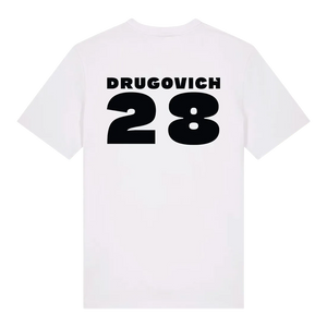 Andretti Formula E Formula E x Andretti Driver T-Shirt - Felipe Drugovich - White T-Shirt