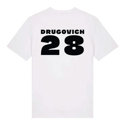 Andretti Formula E Formula E x Andretti Driver T-Shirt - Felipe Drugovich - White T-Shirt