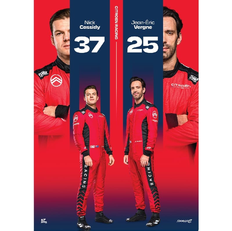 Citroën Racing Citreon Season 12 A3 Team Poster Poster
