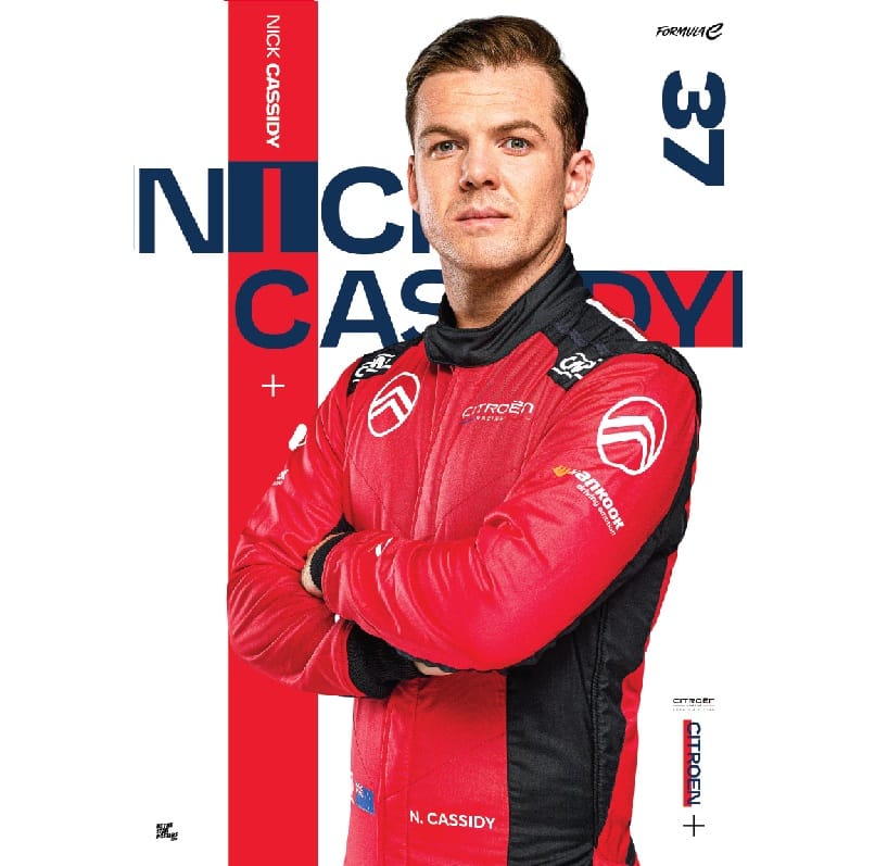 Citroën Racing Nick Cassidy A3 Driver Poster Poster