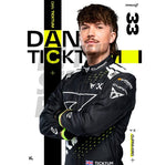 CUPRA Kiro Dan Ticktum A3 Driver Poster Poster