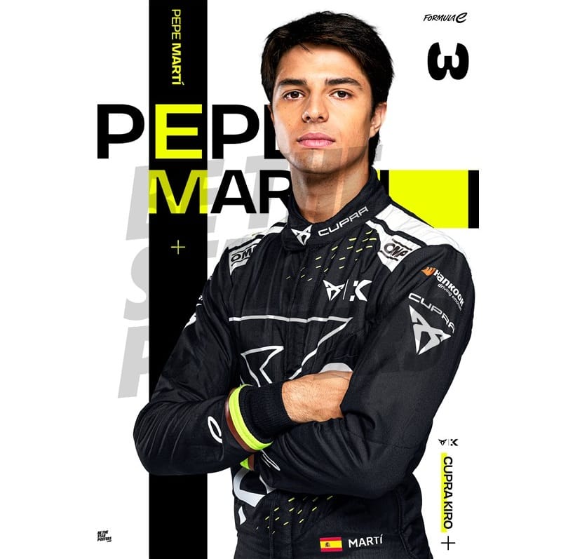 CUPRA Kiro Pepe Martí A3 Driver Poster Poster