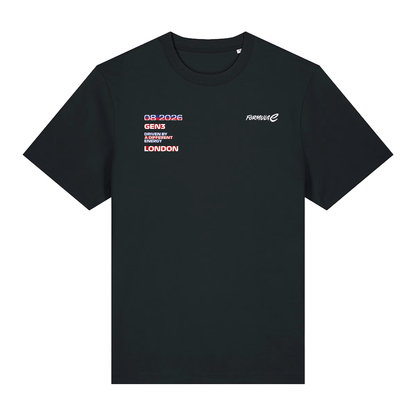 Formula E Formula E London E-Prix Tour T-shirt - Black T-Shirt