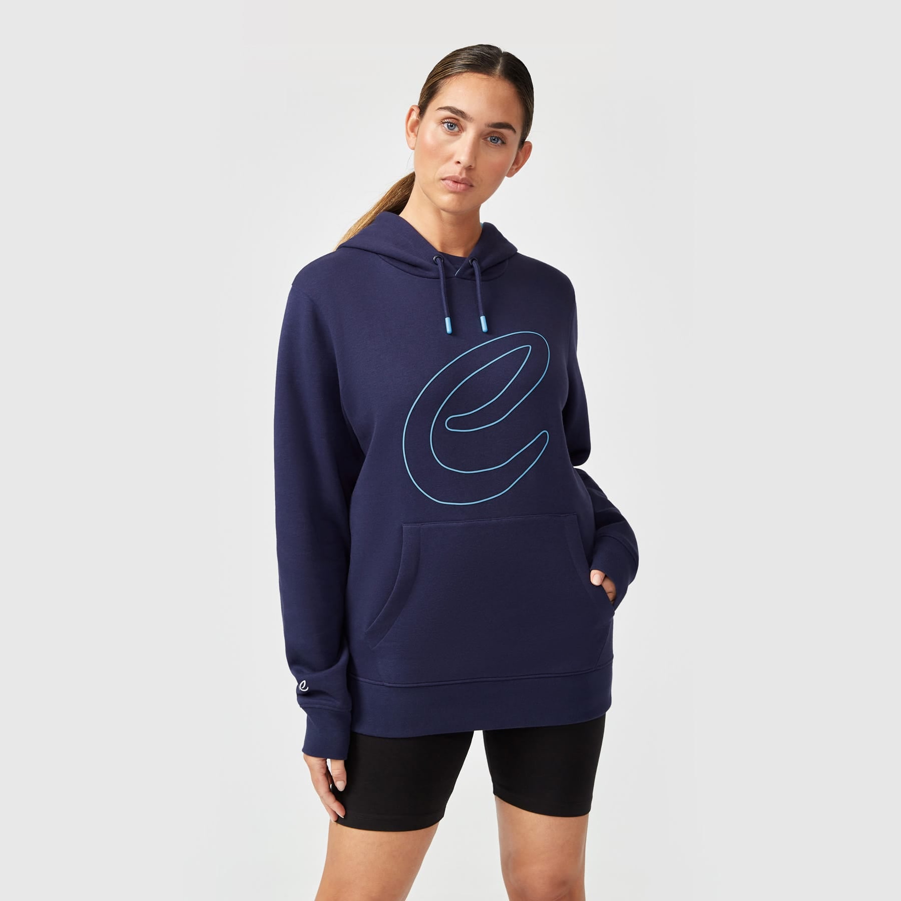 Formula E Formula E Tonal E Logo Hoodie - Navy Hoodie