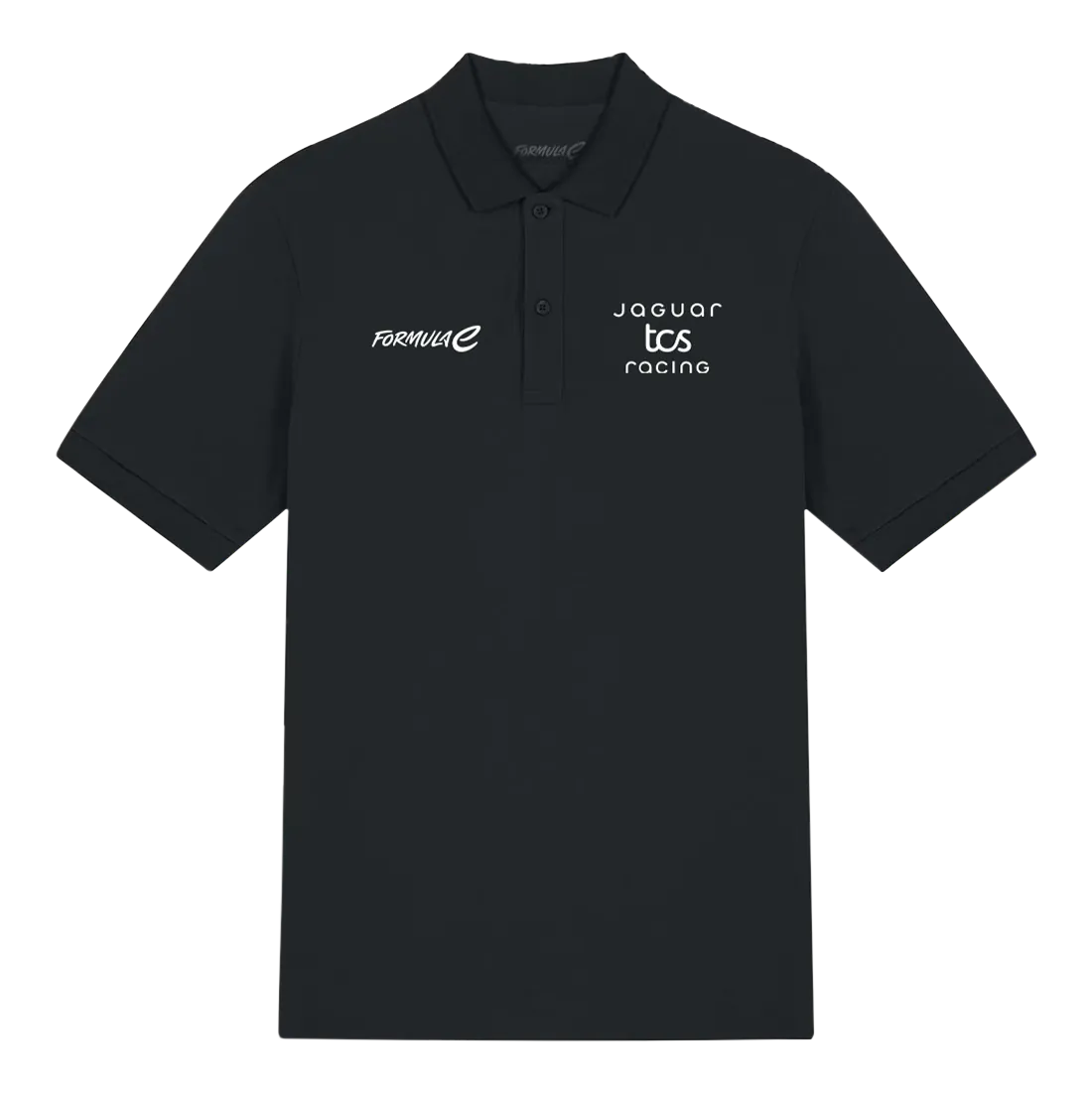 Jaguar TCS Racing Formula E x Jaguar Polo - Black Polo Shirt