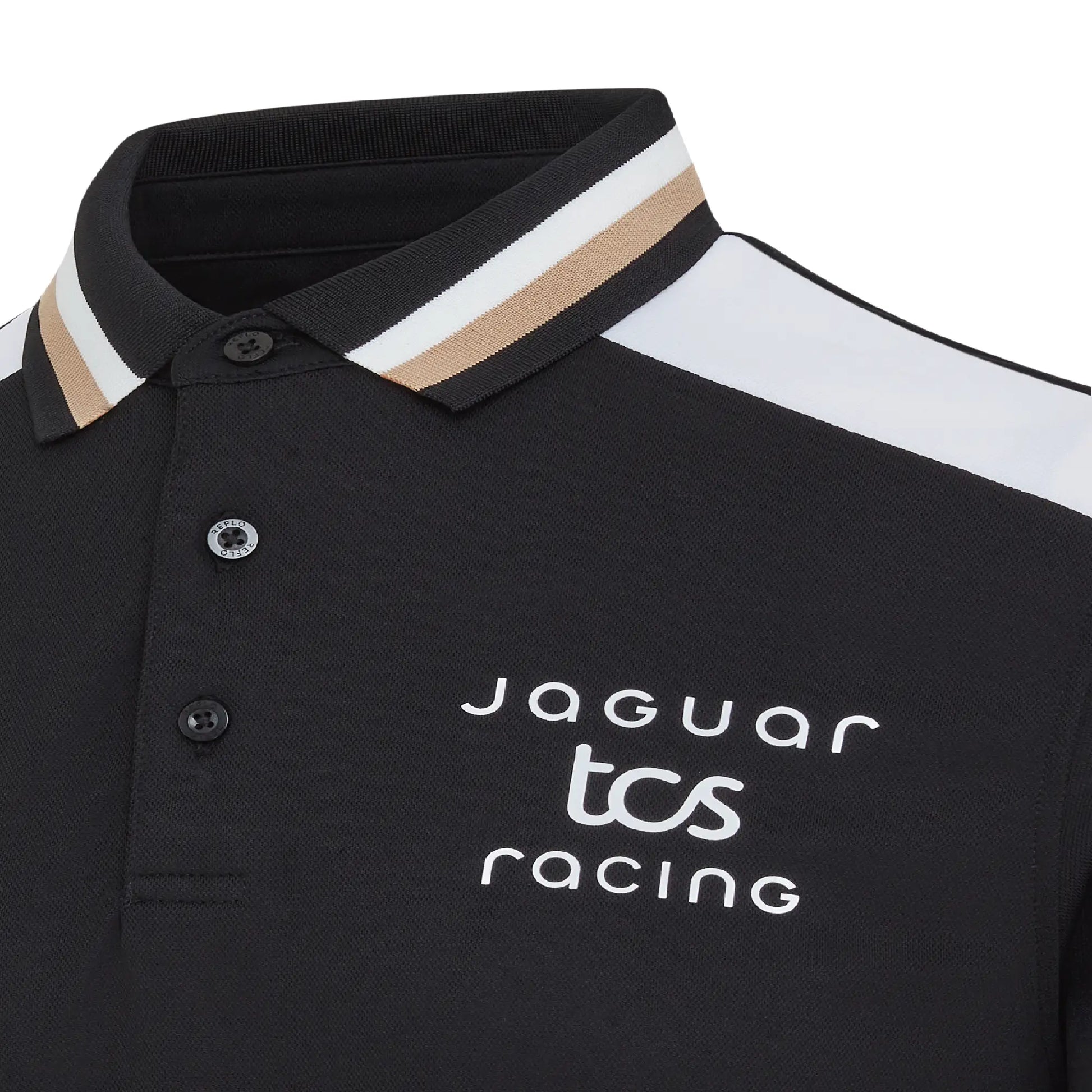 Jaguar TCS Racing Jaguar TCS Racing Team Polo - Black Polo Shirt