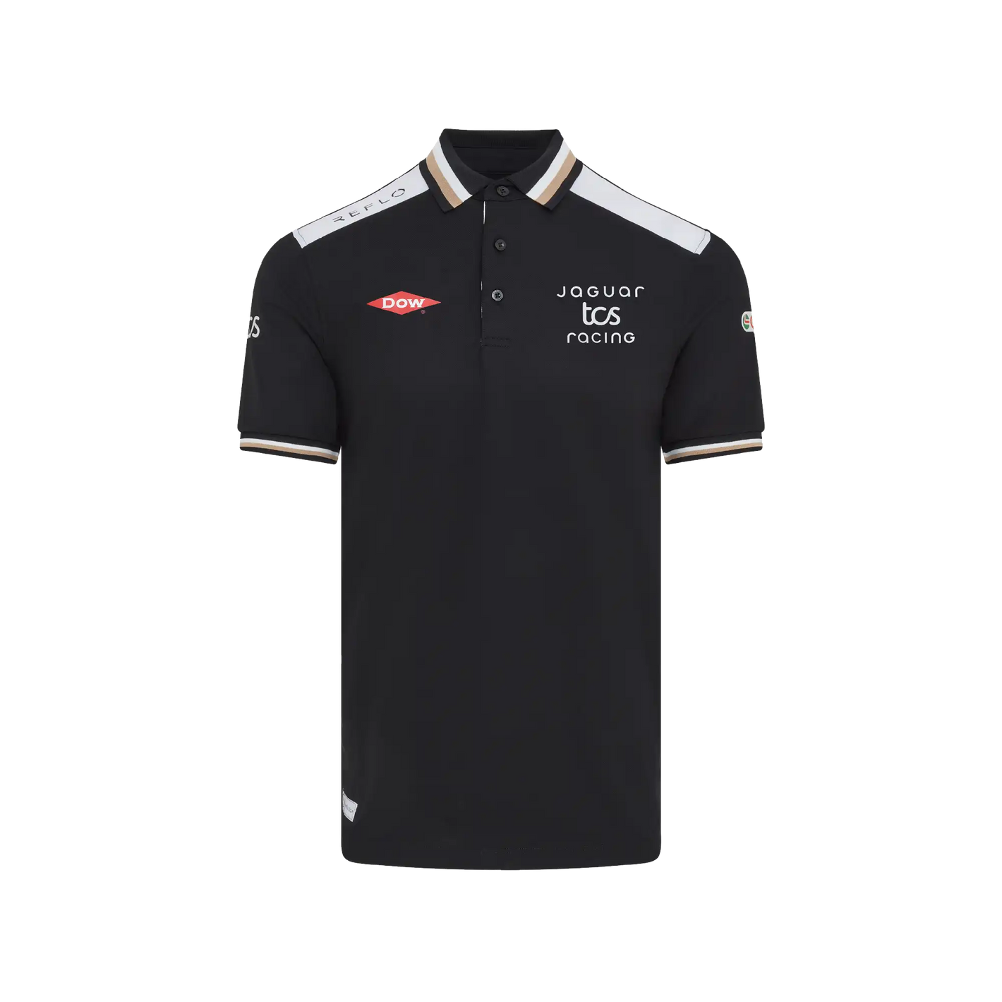 Jaguar TCS Racing Jaguar TCS Racing Team Polo - Black Polo Shirt