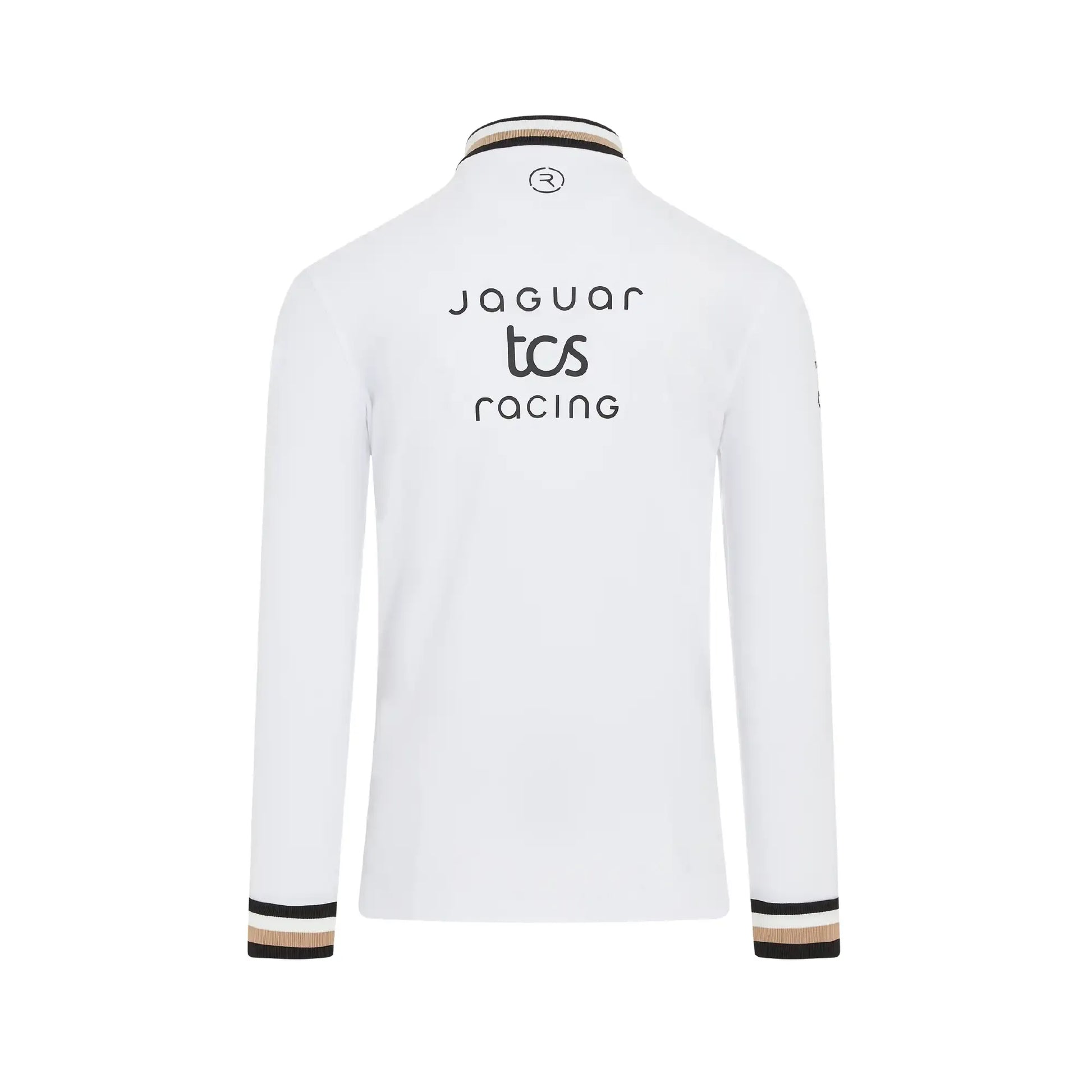 Jaguar TCS Racing Jaguar TCS Racing Team Polo - Long Sleeved - White Polo Shirt