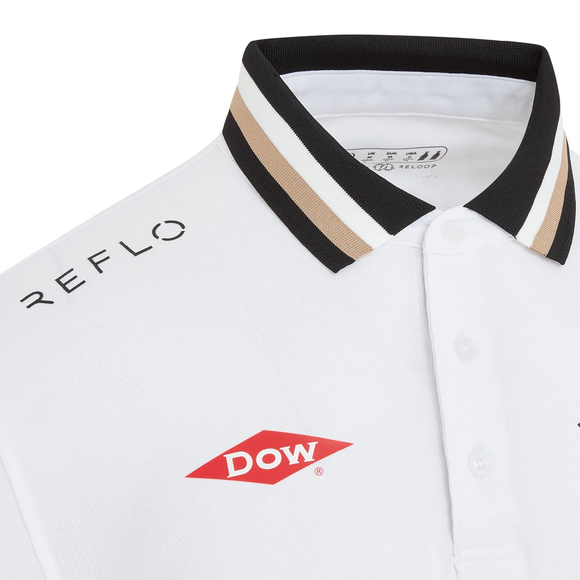 Jaguar TCS Racing Jaguar TCS Racing Team Polo - Long Sleeved - White Polo Shirt