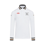Jaguar TCS Racing Jaguar TCS Racing Team Polo - Long Sleeved - White Polo Shirt