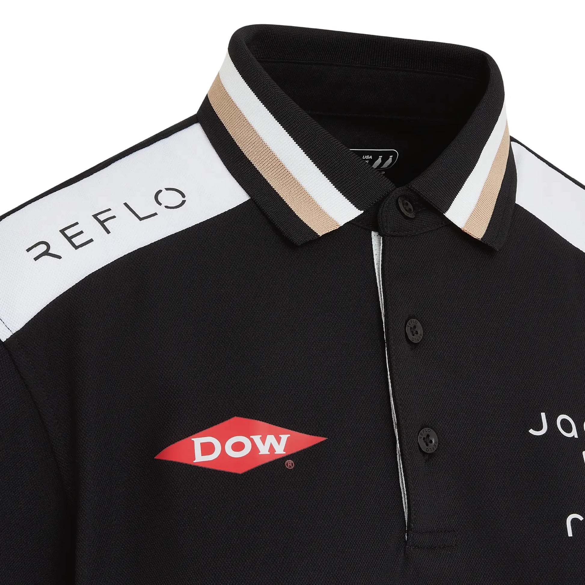 Jaguar TCS Racing Jaguar TCS Racing Team Polo - Womens - Black Polo Shirt