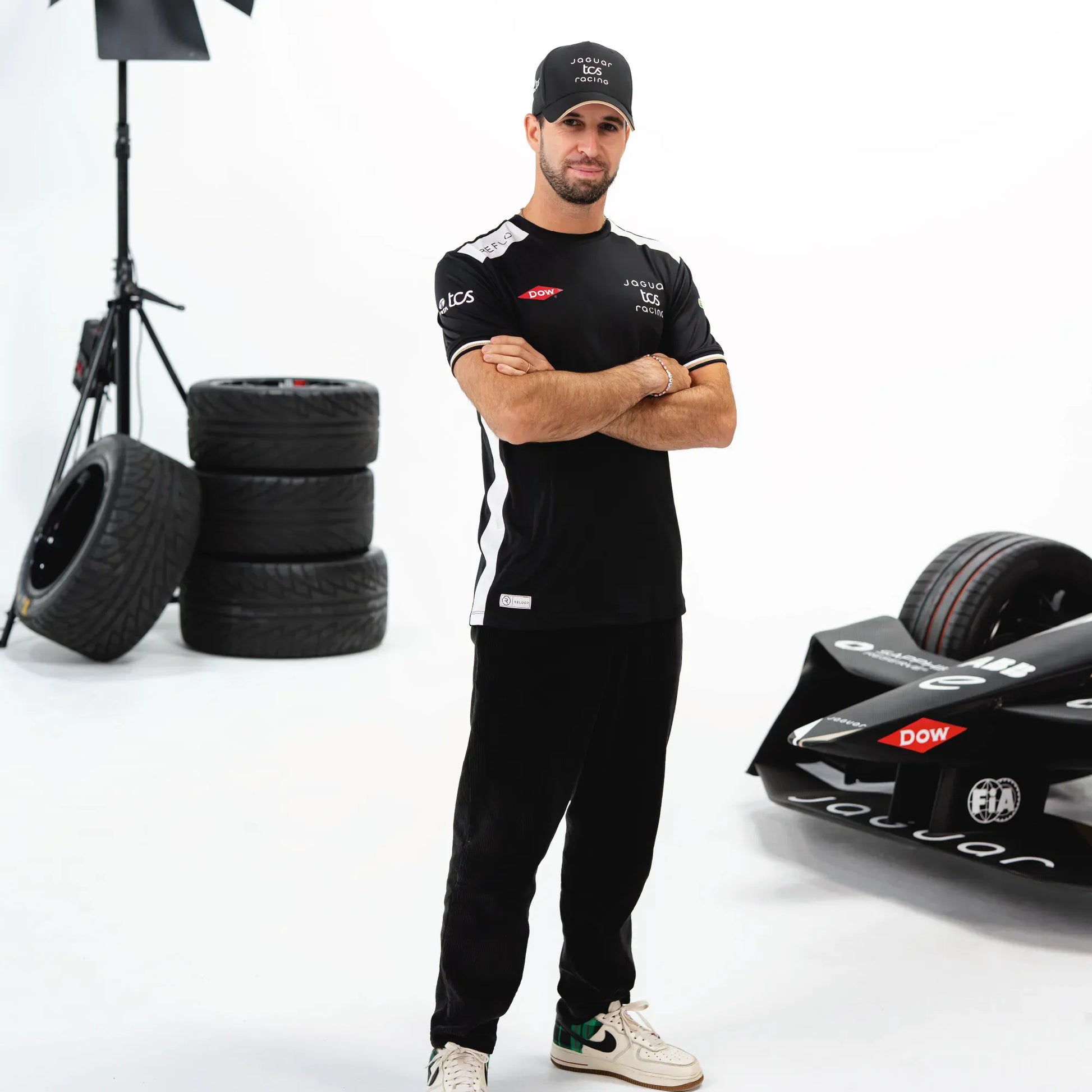 Jaguar TCS Racing Jaguar TCS Racing Team T-Shirt - Black T-Shirt