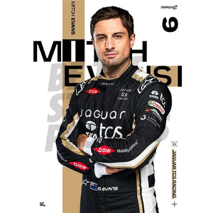 Jaguar TCS Racing Mitch Evans A3 Driver Poster Poster