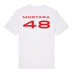 Mahindra Racing Formula E x Mahindra Driver T-Shirt - Edoardo Mortara - White T-Shirt