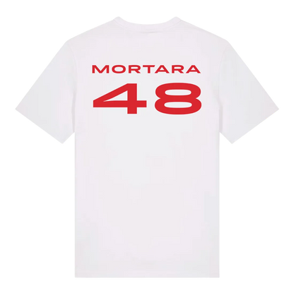 Mahindra Racing Formula E x Mahindra Driver T-Shirt - Edoardo Mortara - White T-Shirt