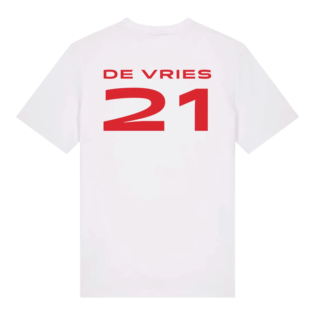 Mahindra Racing Formula E x Mahindra Driver T-Shirt - Nyck De Vries - White T-Shirt
