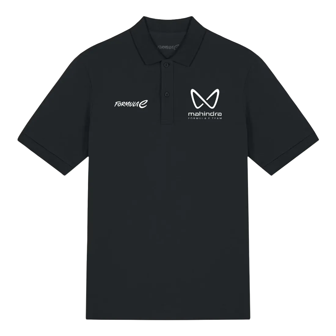 Mahindra Racing Formula E x Mahindra Polo - Black Polo Shirt