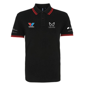 Mahindra Racing Mahindra Racing Team Contrast Polo Shirt - Black Polo Shirt