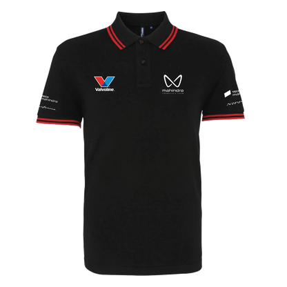 Mahindra Racing Mahindra Racing Team Contrast Polo Shirt - Black Polo Shirt