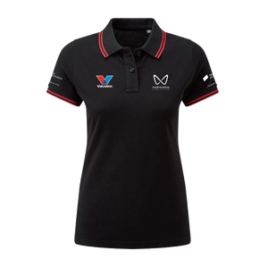Mahindra Racing Mahindra Racing Team Contrast Polo Shirt - Womens - Black Polo Shirt