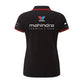 Mahindra Racing Mahindra Racing Team Contrast Polo Shirt - Womens - Black Polo Shirt