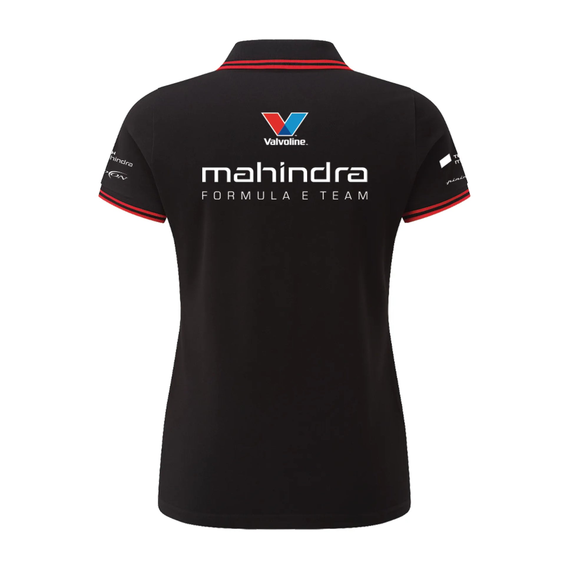 Mahindra Racing Mahindra Racing Team Contrast Polo Shirt - Womens - Black Polo Shirt