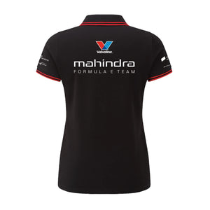 Mahindra Racing Mahindra Racing Team Contrast Polo Shirt - Womens - Black Polo Shirt
