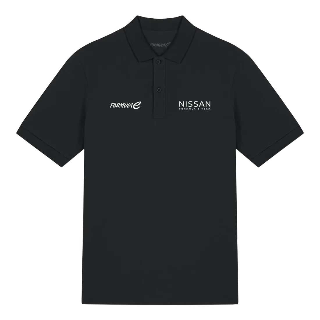 Nissan Formula E Team Formula E x Nissan Polo - Black Polo Shirt