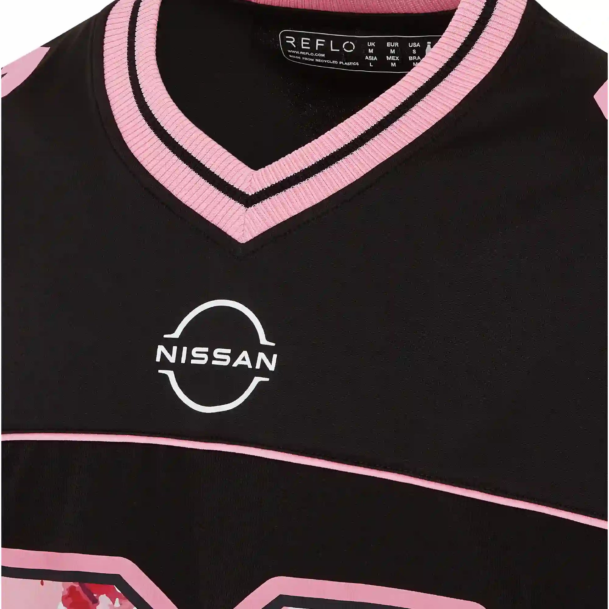 Nissan Formula E Team Nissan American Football Jersey - Black Jersey