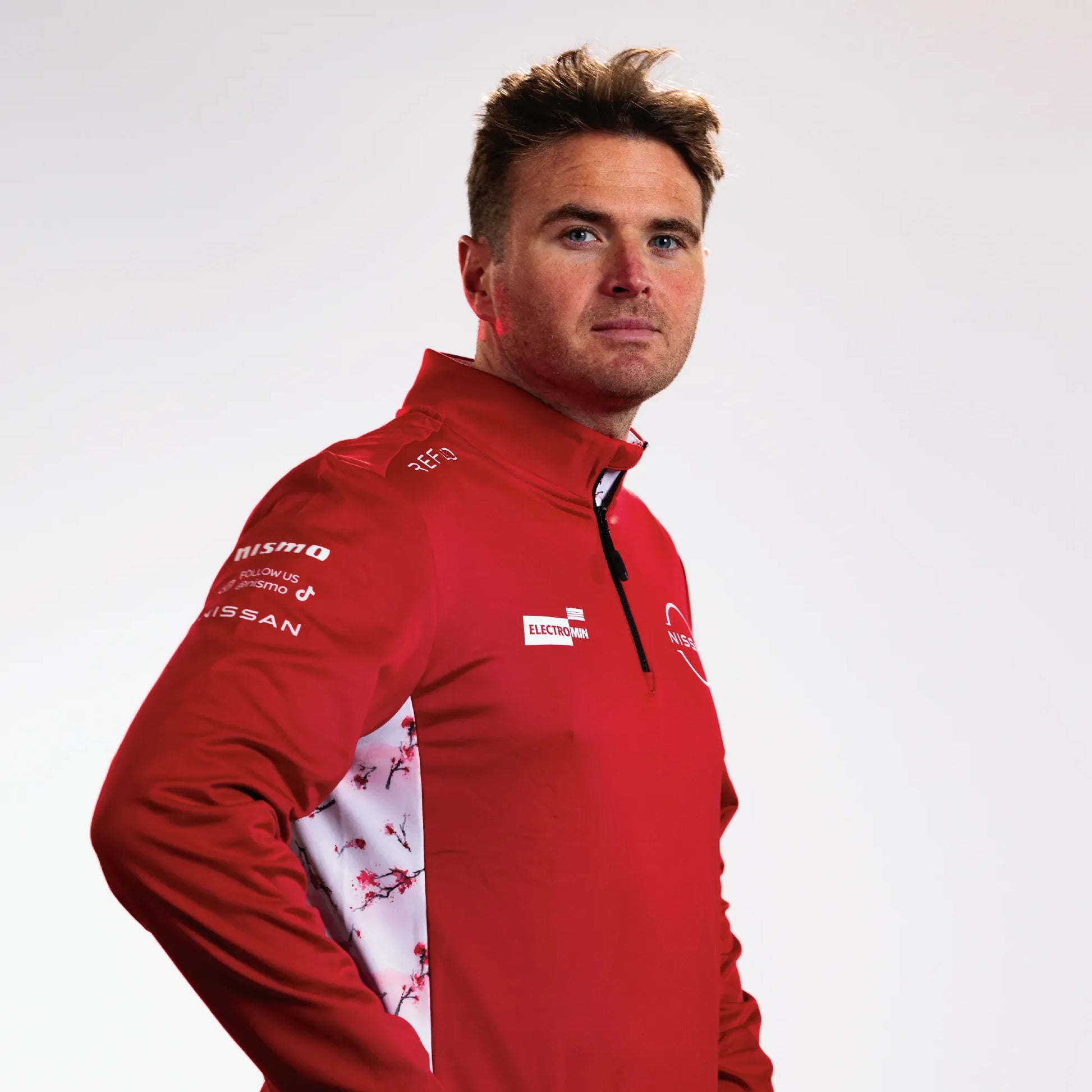 Nissan Formula E Team Nissan Racing Team 1/4 Zip - Red 1/4 Zip