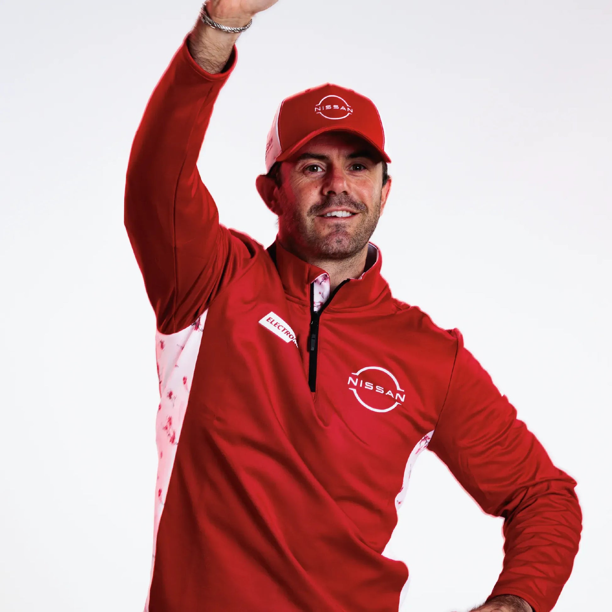 Nissan Formula E Team Nissan Racing Team 1/4 Zip - Red 1/4 Zip