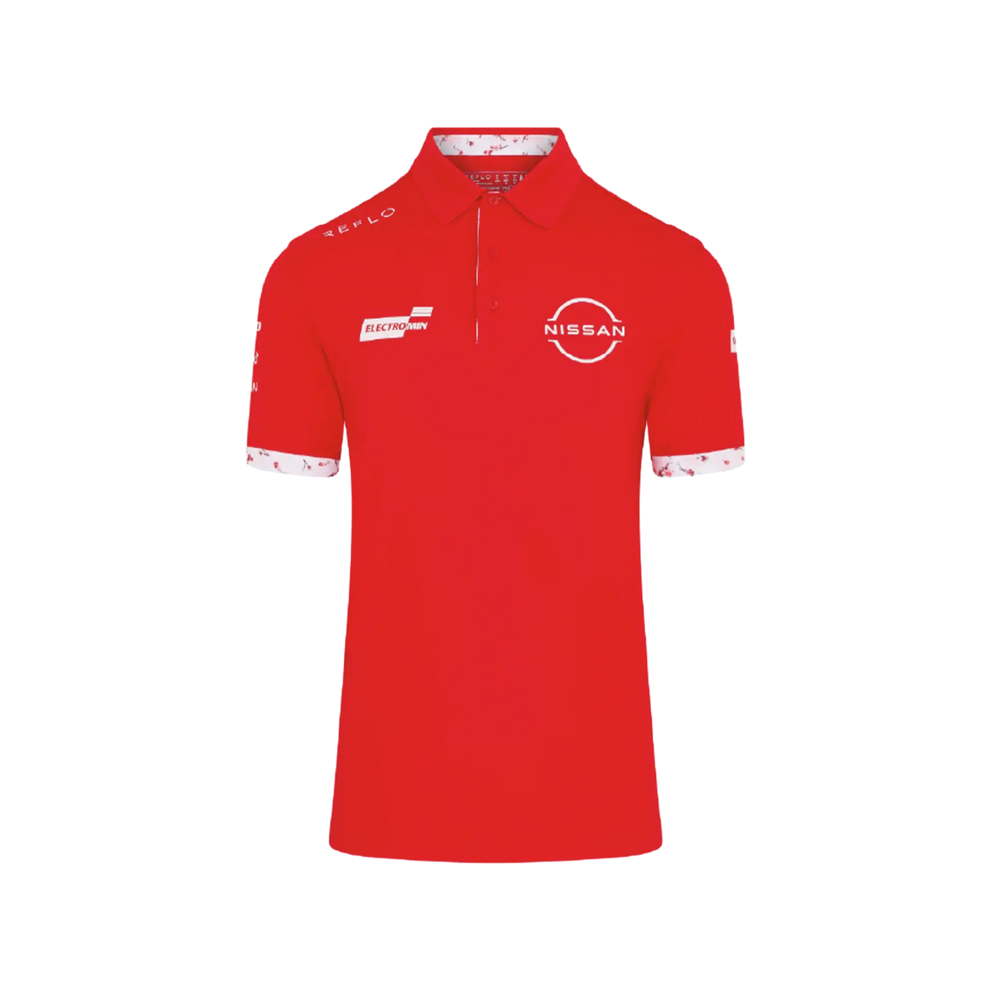 Nissan Formula E Team Nissan Racing Team Polo - Red Polo Shirt
