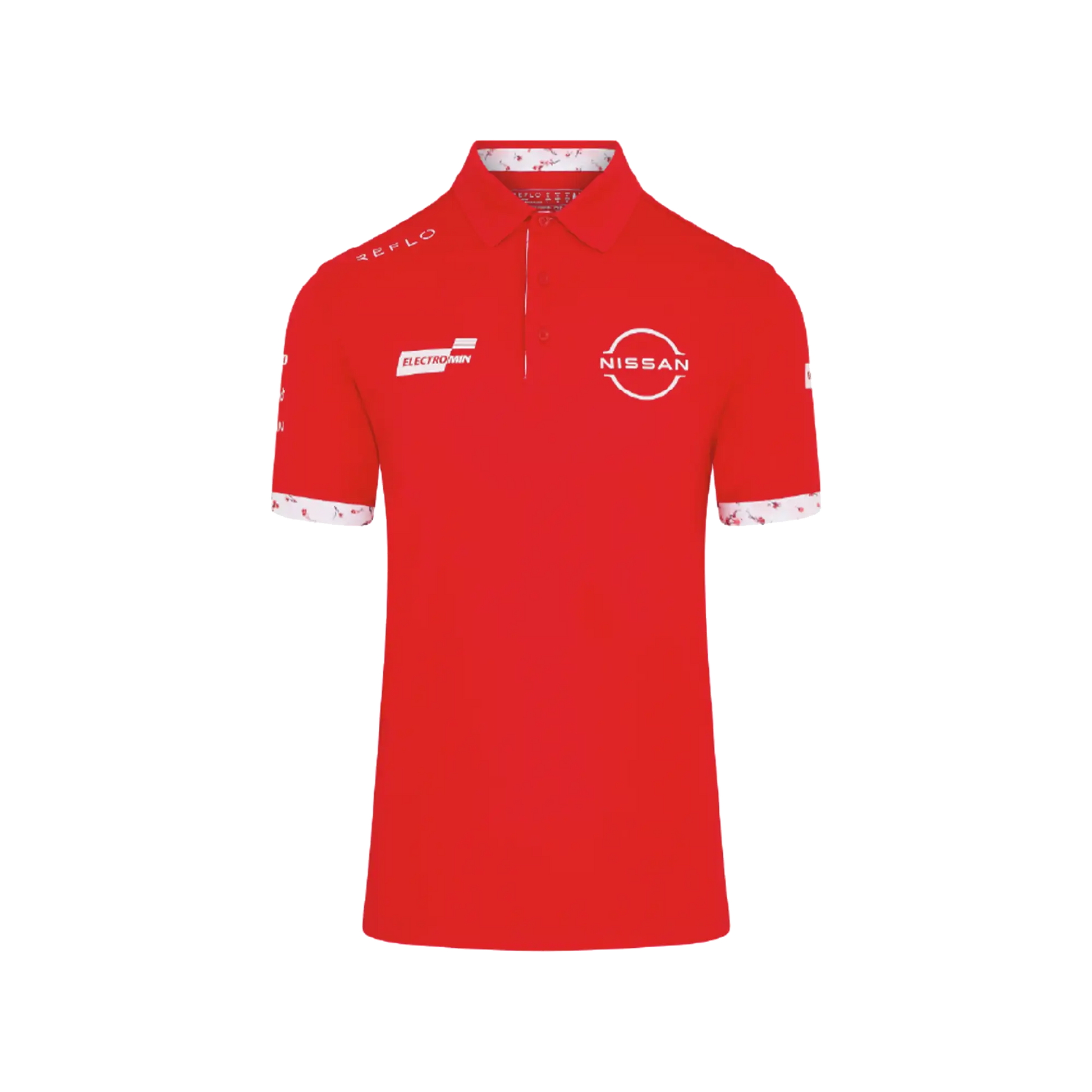 Nissan Formula E Team Nissan Racing Team Polo - Red Polo Shirt