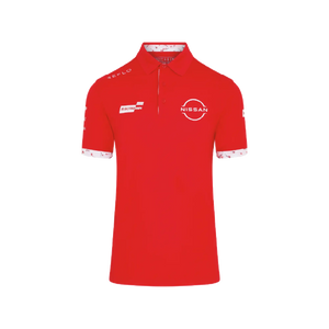 Nissan Formula E Team Nissan Racing Team Polo - Red Polo Shirt