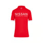 Nissan Formula E Team Nissan Racing Team Polo - Womens - Red Polo Shirt