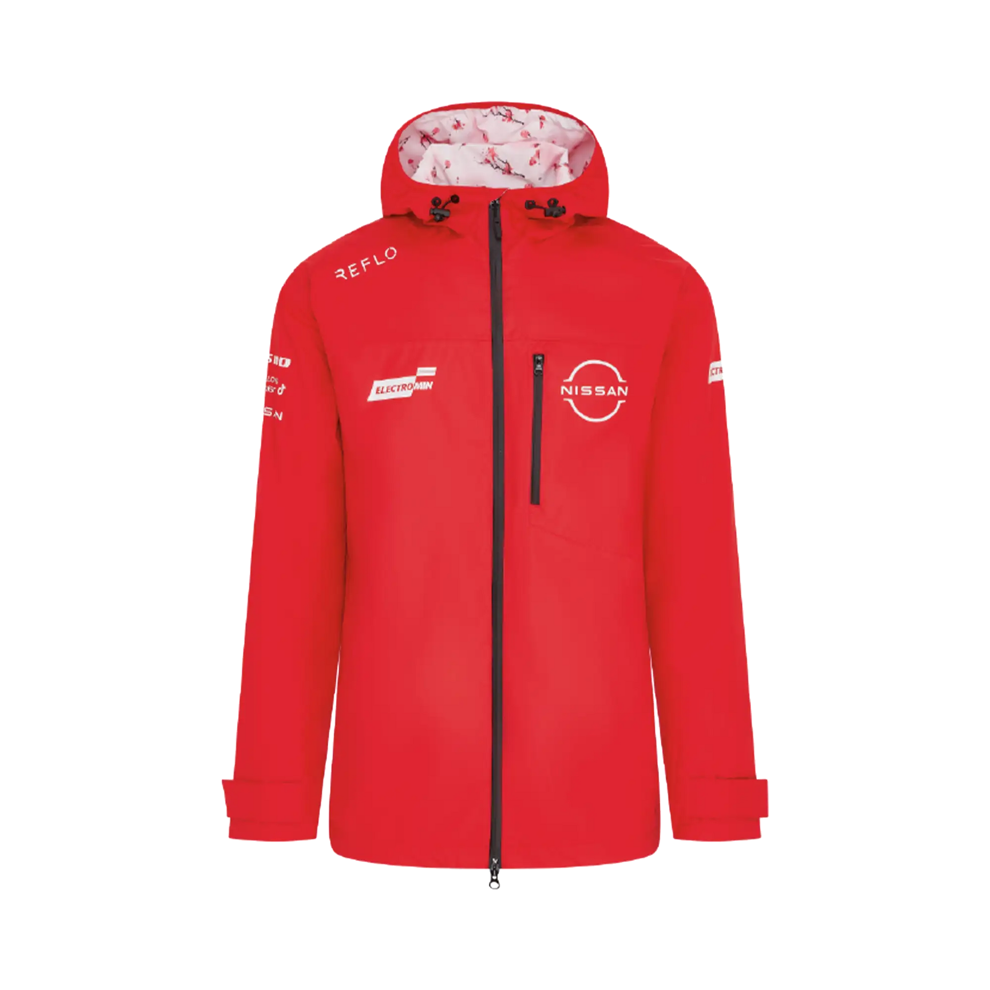 Nissan Formula E Team Nissan Racing Teamwear Rain Jacket - Red Jacket