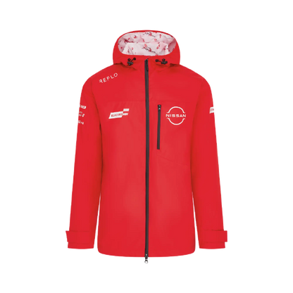 Nissan Formula E Team Nissan Racing Teamwear Rain Jacket - Red Jacket