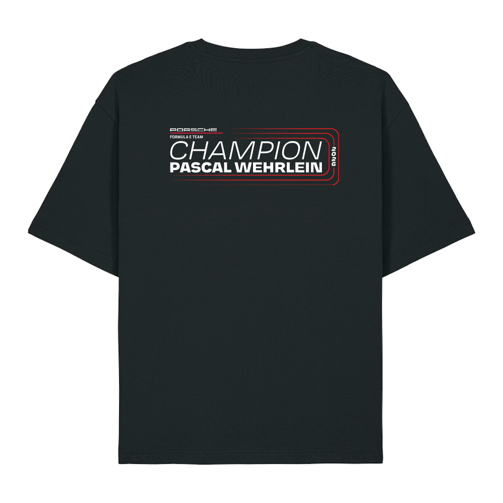 Porsche Formula E Team Formula E x Porsche Champion T-shirt - Pascal Wehrlein - Black T-Shirt