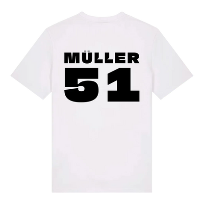 Porsche Formula E Team Formula E x Porsche Driver T-Shirt - Nico Muller - White T-Shirt