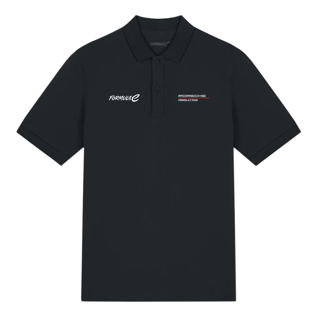 Porsche Formula E Team Formula E x Porsche Polo - Black Polo Shirt
