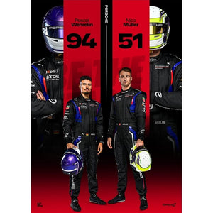 Porsche Formula E Team Porsche Season 12 A3 Team Poster Poster