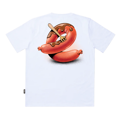 The Dudes Formula E x mcbess T-Shirt - White T-Shirt