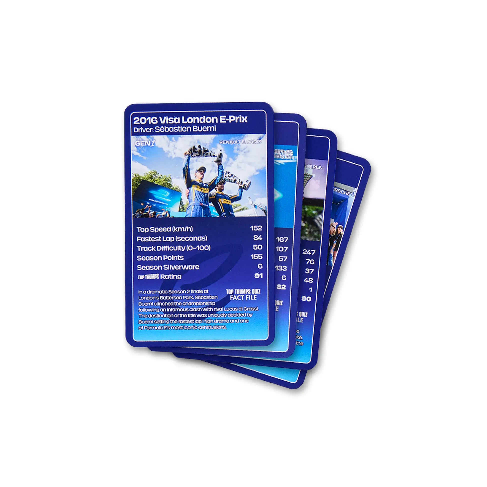 Top Trumps Limited Edition Formula E: 150th Race Top Trumps Cards
